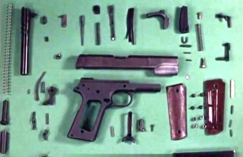 1911A1 detail stripped